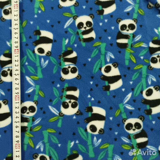 Флис, футер принт на отрез