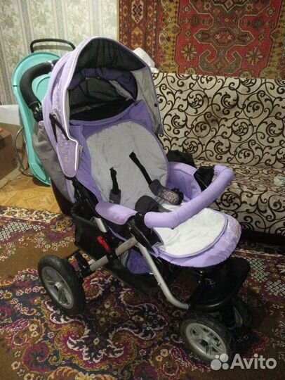 Прогулочная коляска зимняя