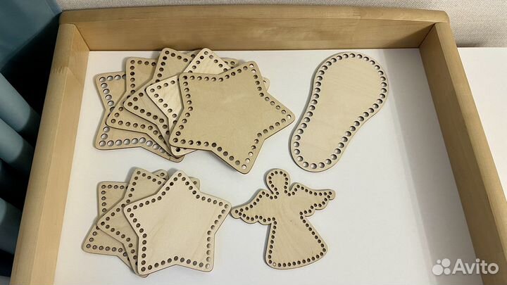 Деревянные донышки для вязания