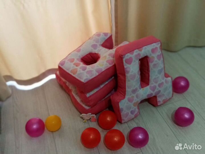 Буквы подушки