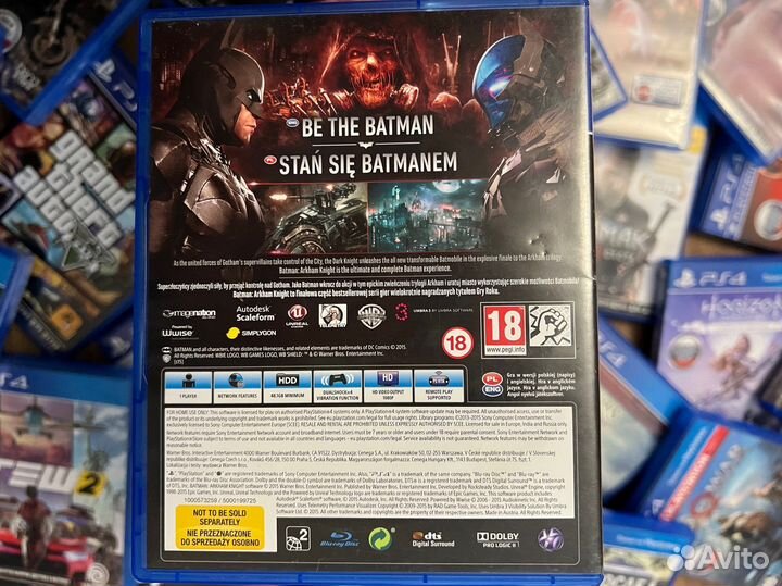 Диск Batman Рыцарь Аркхема PS4