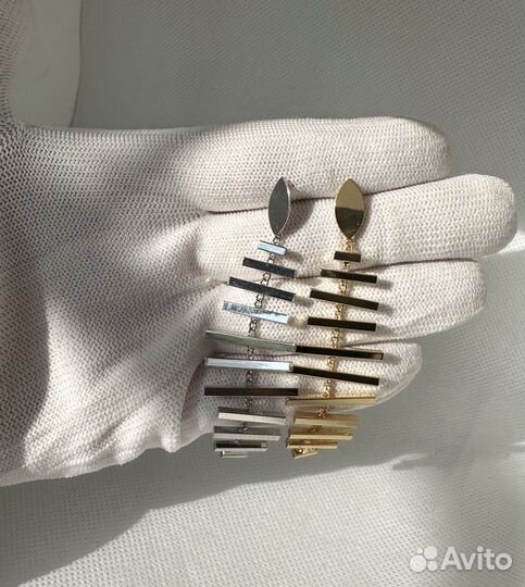 Новые серьги длинные висячие