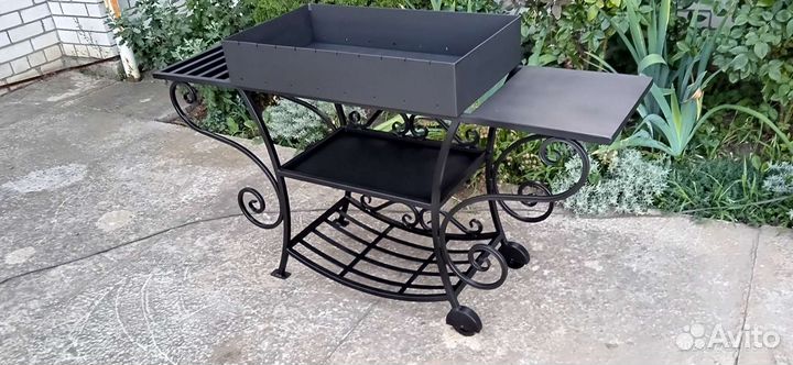Мангал с полками