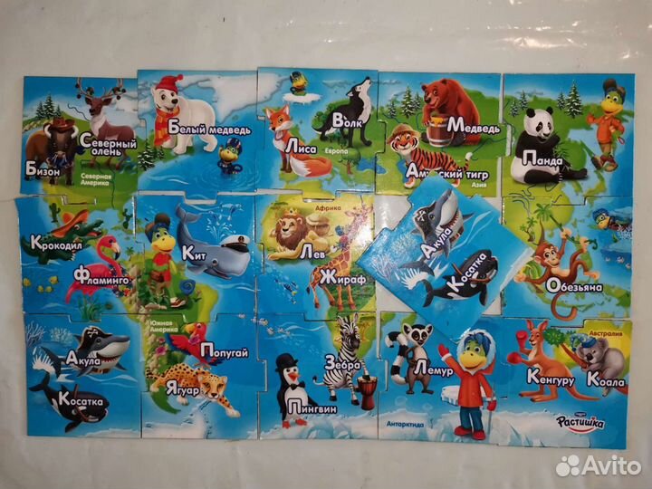 Магниты разных серий коллекции Растишка