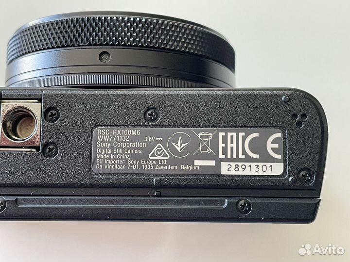 Цифровой фотоаппарат Sony Cyber-shot dscrx100M6
