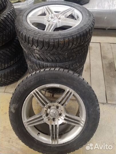 Литые диски Mercedes r18 с резиной