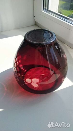 Ваза Дятьковский хрусталь 1950 годы