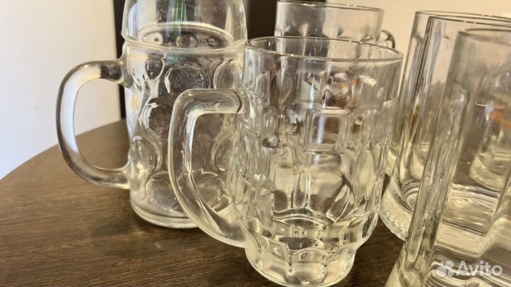 Пивные кружки бокалы 6 штук