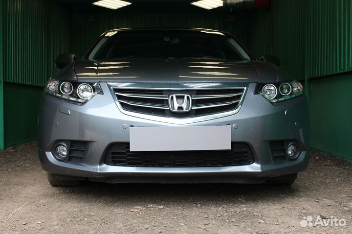 Защитная сетка радиатора хром Honda Accord (2011-2
