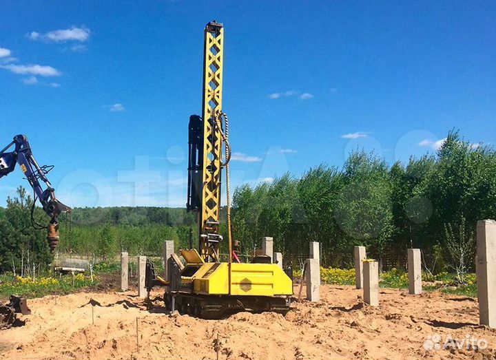 Фундамент на жб сваях под ключ / Жб сваи