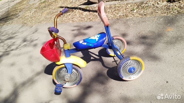 Детский трехколесный велосипед бу