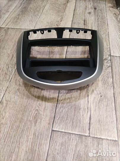 Рамка на магнитолу hyundai solaris