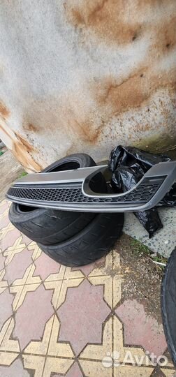 Спойлер, накладка заднего бампера Ауди А4, Б8