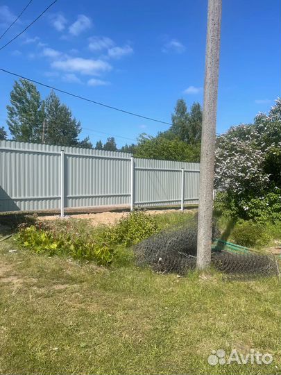 Забор из профнастила