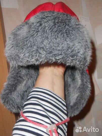 Шапка зимняя теплая, на 5-7л