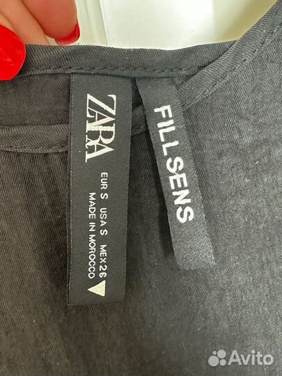 Платье комбинация свободное zara