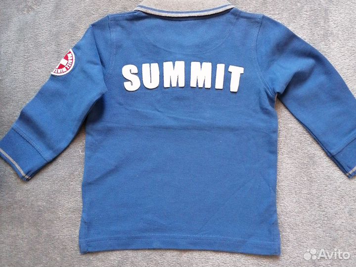 Лонгслив и поло для мальчика, р.86, новые