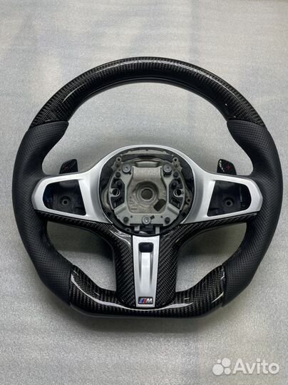 Руль карбон bmw g30,g01,g05,g06