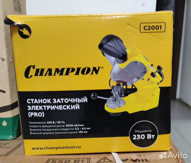 Станок для заточки пильных цепей champion