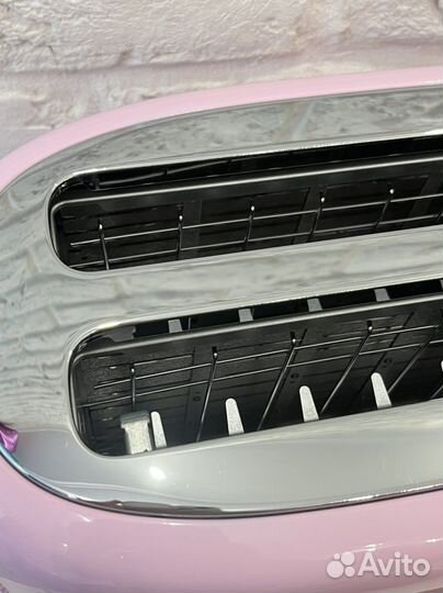 Тостер Smeg TSF02pkeu, розовый