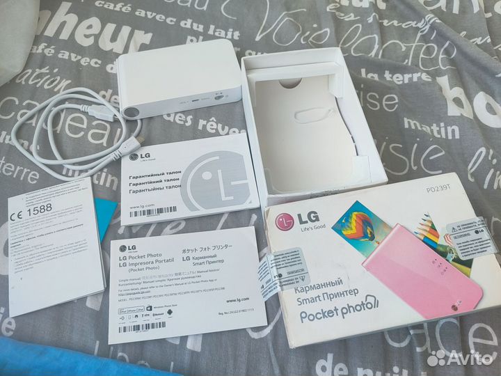 Портативный мини принтер LG