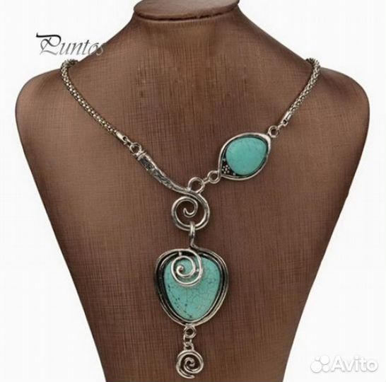 Ожерелье бижутерия в стиле бохо