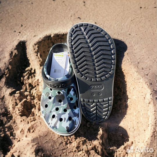 Crocs сабо мужские камуфляжные