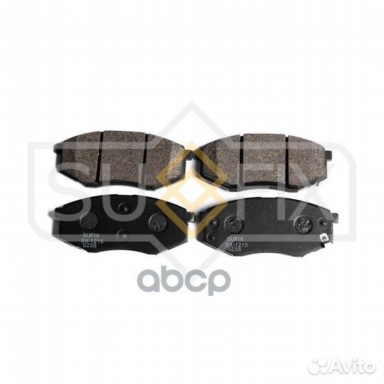 Колодки тормозные дисковые перед прав/лев S