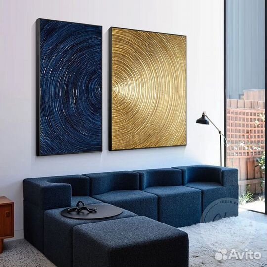 Интерьерная картина текстурная