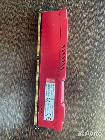 Оперативная память hyperx fury ddr3 8gb