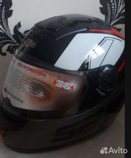 Мото шлем интеграл hizer 527