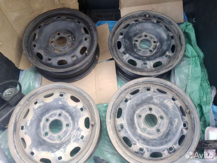 Диски штампованные на Рапид, на Поло r14 5x100