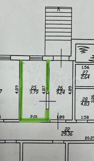 Свободного назначения, 9.8 м²