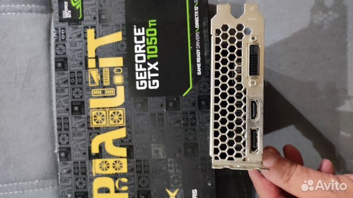 Видеокарта gtx 1050 ti 4gb Palit