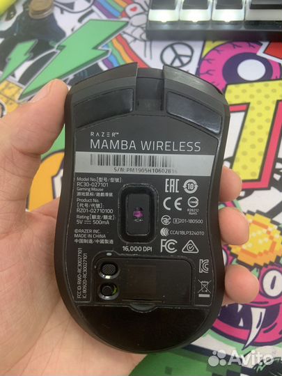 Игровая мышь razer mamba wireless беспроводная