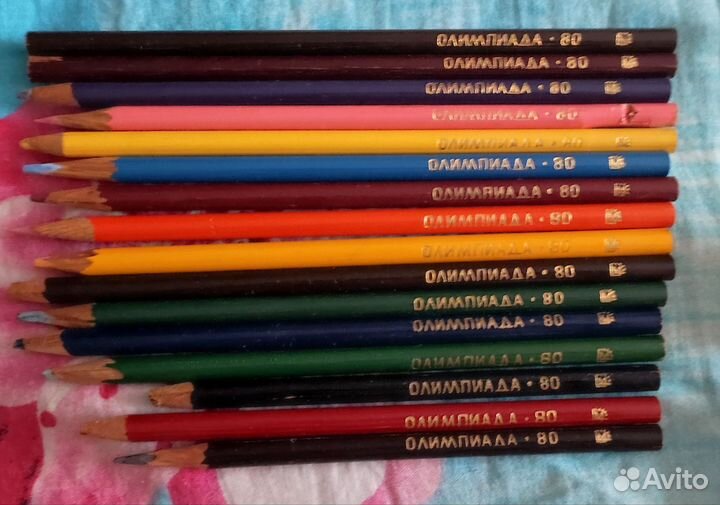 Карандаши искусство олимпиада 80 СССР