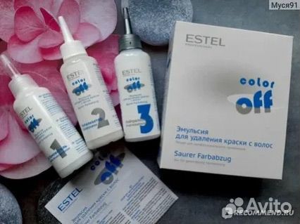 Estel color off смывка для волос