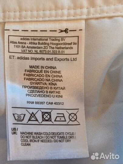 Женские новые шорты adidas размер L