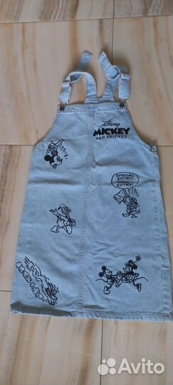 Джинсовый сарафан для девочки