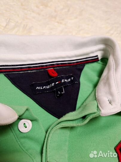 Винтажное поло Tommy hilfiger