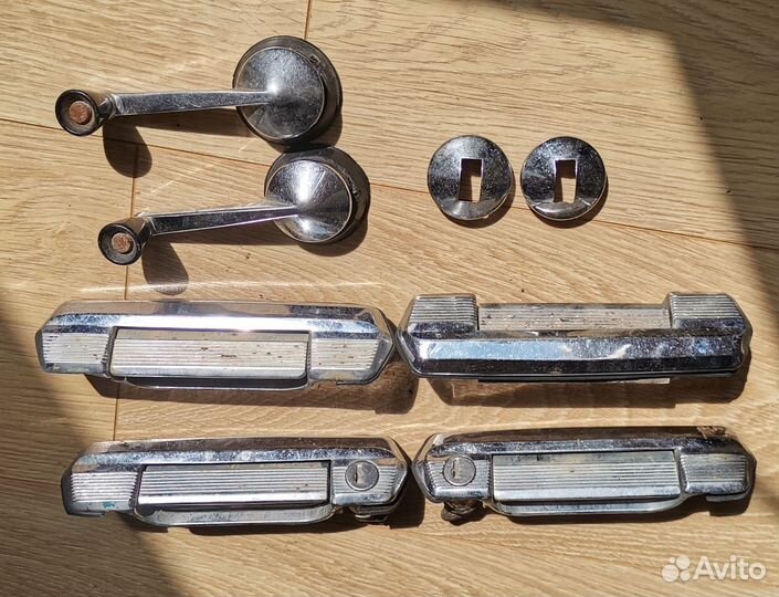 Ручки дверей рянняя СССР ваз 2101 хром