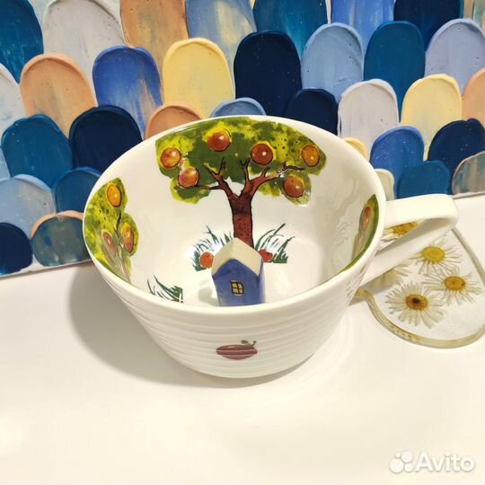 Кружка керамическая ручная работа