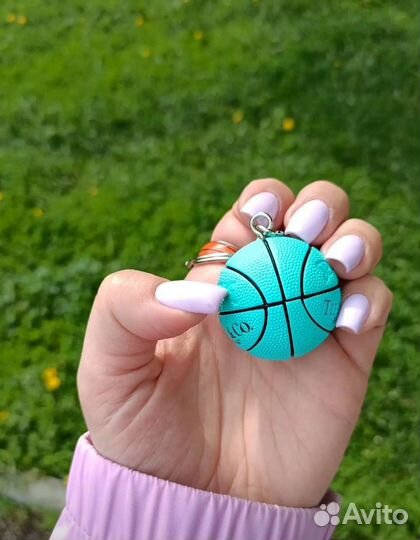 Брелок в стиле Tiffany&Co баскетбольный мяч