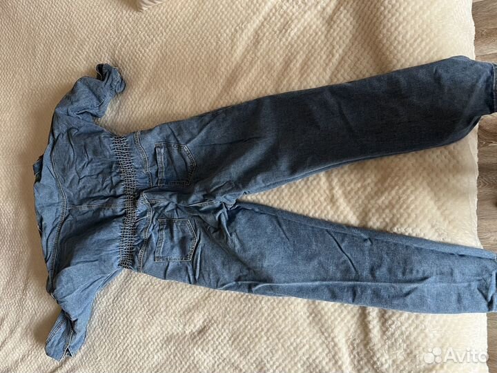 Комбинезон женский джинсовый 44