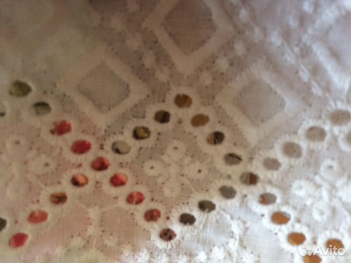 Новое кружево прошва шитьё на батисте СССР