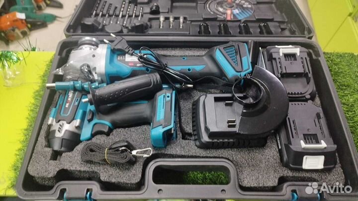 Claxton 2 в 1 болгарка и гайковерт