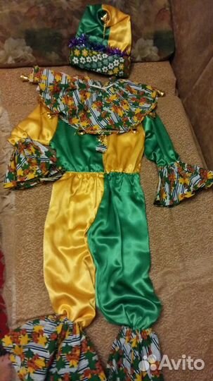 Костюм маскарад. Петрушка(и/или клоун) на 5-8 лет