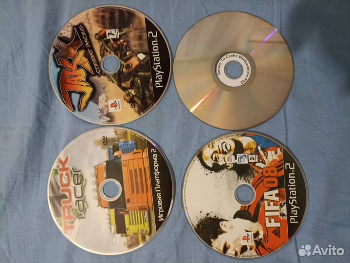 Диски на sony playstation 2