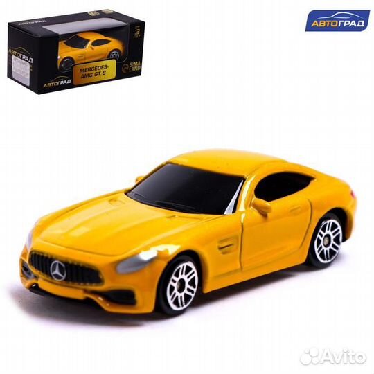Машина металлическая mercedes-AMG GT S, 1:64, цвет