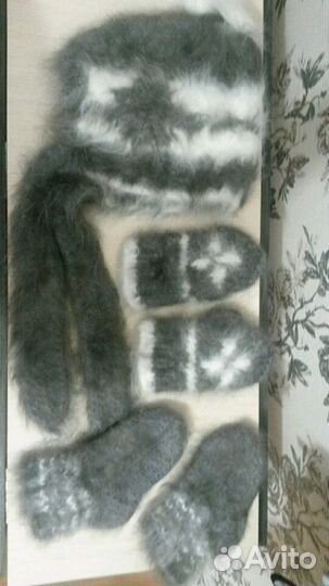 Детская шапочка из кролика